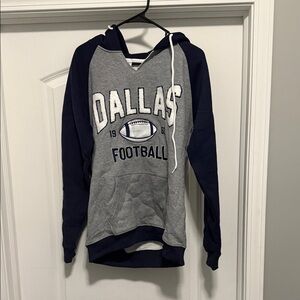 Source Unknown Women's Crewneck Hoodie - Gray & Navy